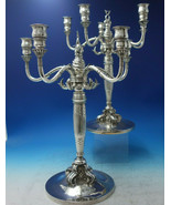Georg Jensen Monumental Dolphin 830 Silver Candelabra No. 224 Very Rare ... - €117.694,10 EUR