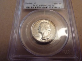 1953 Washington Quarter-PSCG Graded MS64-Nice Rim Toning  20140046 - $32.71