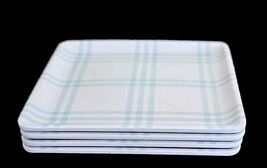 Set of Four (4) Hearth &amp; Hand™ ~ Tri-Stripe ~ Melamine ~ Appetizer Plate... - $25.00