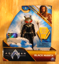 Black Manta 4&quot; Action Figure - Dc Comics  - Aquaman and The Lost Kingdom - £13.13 GBP