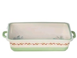 Pioneer Woman ~ PAINTED MEADOWS ~ Rectangular Stoneware Baker with Clear... - $50.00