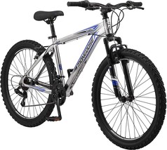 Mongoose Flatrock Adult Hardtail Mountain Bike, 21 Speed Twist Shifters, - $402.99