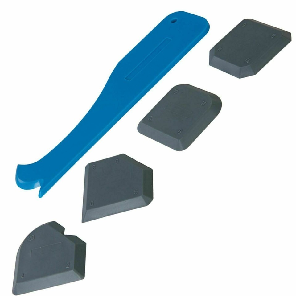 Silverline Joint Smoothing Kit Sealant Tool Silicone Grout Spreader Caul... - $6.75