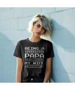 Being A Pappy Funny Fathers Day Shirt, Fathers Day Gift for Him - £15.00 GBP