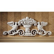 24&quot; Victorian English Urn Ornamental Cast Iron Architectural Pediment Replica - £98.90 GBP