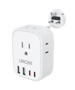 Us To Uk Ireland Travel Plug Adapter, Grounded Type G Outlet Adaptor Wit... - £18.87 GBP