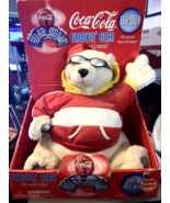 Vintage 1998 Coca Cola Groovin Polar World Bear Plush 60799 Vintage Rare - $54.41 CAD