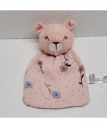 DreamGro Pink Bear Floral Baby Plush Lovey Security Blanket - $41.69 CAD