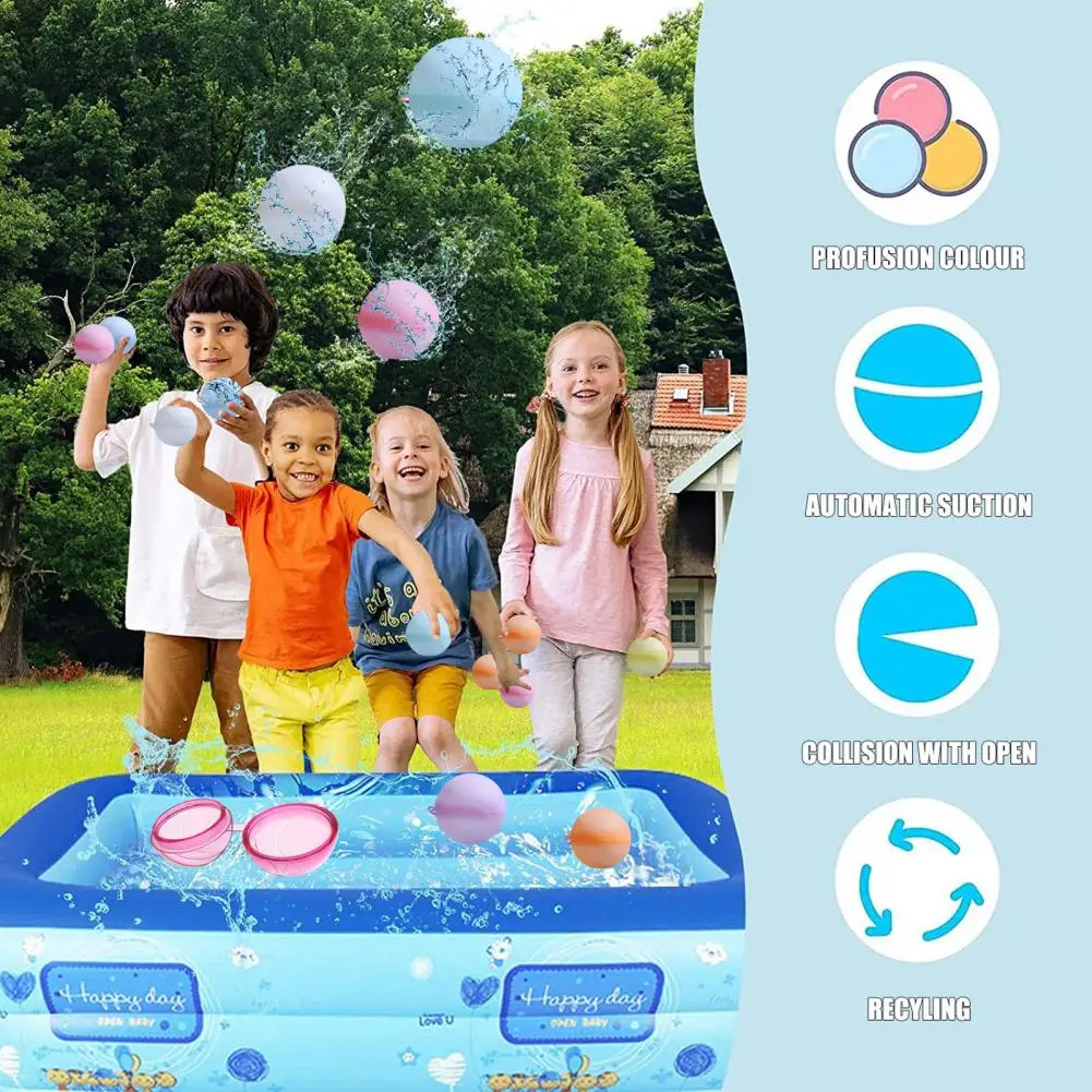 Led balloons multicolor ocean balls no water tap water balloons outdoor pool party play thumb200