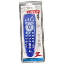 Blue Universal Remote Control Zenith ZEN 400BLT Controls 4 TV VCR Cable - $29.70