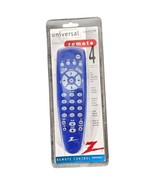 Blue Universal Remote Control Zenith ZEN 400BLT Controls 4 TV VCR Cable - £23.56 GBP