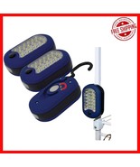 Compact Magnetic LED Work Light Set for Emergency, Travel &amp; Outdoor Acti... - $26.72