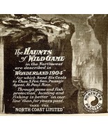 1904 Northern Pacific Railway Yellowstone Advertisement Railroad Hunting... - $505.31 MXN