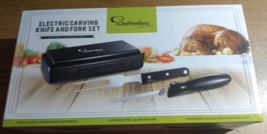 ChefVentions Electric Carving Knife and Fork Set - £11.88 GBP