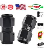 2PCS Straight 6AN Female to Female Swivel Coupler - Anodized Aluminum Fi... - $39.86 CAD