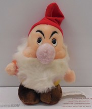 Disney Store Exclusive Snow White Grumpy Dwarf 6&quot; plush toy RARE HTF - £19.39 GBP
