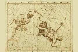 Andromeda Perseus Triangulum by Sir John Flamsteed - Art Print - £17.37 GBP+
