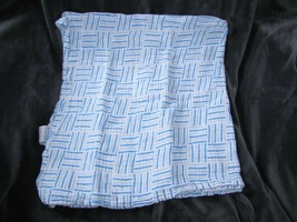 Aden And Anais Swaddle Muslin Blanket 44x44 Gray Blue Squiggle Line Square - $22.76