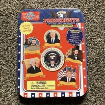 TS Shure US Presidents Educational Magnets in Tin 36 of 46 Magnets 10 Mi... - $6.95