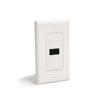 StarTech.com Single Outlet Female HDMI Wall Plate White - Wall mount pla... - $19.61