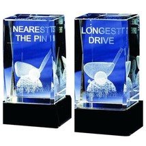 Longridge Nearest The Pin or Longest Drive Crystal Golf Trophy - $32.27