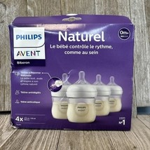 Philips Avent Natural Response Baby Bottle Pack of 4 4oz/125ml ~Open Box - $432.44 MXN