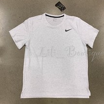 NWT Nike Breathe CN9811-100 Men&#39;s Dri-FIT Training Top Tee Shirt White G... - £21.49 GBP