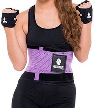 Tecnomed Belt Fitness Body Shaper (Pink-Black, Small) - £22.74 GBP