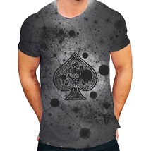 Ace Spade Poker Gambler Casino Design full print 3D t shirt tee - £19.65 GBP