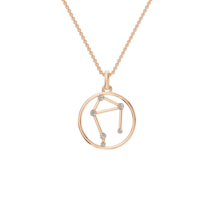 Zygós - Libra Stars Align Diamond Pendant - £338.58 GBP+