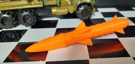 1 Orange Schaper Stomper Semi Truck Toy USA Military MISSILE (3D Printed) - $23.87 CAD
