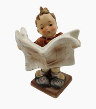 Vintage Lefton American Children News 477 Paper Boy Figurine Statue Deco... - £23.68 GBP