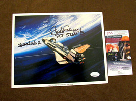 Fred Gregory Skylab 2 Plt STS-51 Astronaut Signed Auto Nasa Litho Photo Jsa - £89.22 GBP