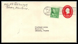 1955 US Cover - Ronan, Montana to Gladland Acres, Lebanon, Oregon J7 - $2.96