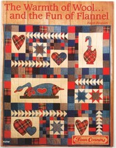 Quilting Warmth of Wool Fun of Flannel Karen Roossien FC4760 Quilt Patterns - £3.93 GBP