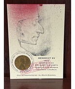 Benedict XV Authenticated Ink REJECTED 1914 Lincoln Wheat Penny Card - $177.08 MXN