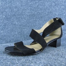 Naturalizer Adele Women Strappy Sandal Shoes Black Fabric Size 8.5 Medium - £19.39 GBP