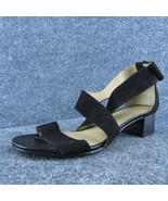 Naturalizer Adele Women Strappy Sandal Shoes Black Fabric Size 8.5 Medium - £19.83 GBP