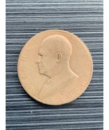 Bronze US Commemorative Coin Dwight Eisenhower Inaugurated 34th Presiden... - $434.67 MXN