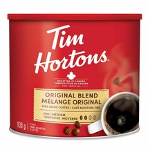 Tim Hortons Fine Grind Coffee Original Medium Roast, 930g/33oz, Free Shi... - $36.77