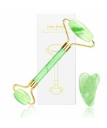 Anti-aging Face Jade Roller and Gua Sha Massage Tool Set - Anti Wrinkle ... - £11.81 GBP