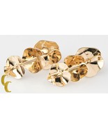 Robyn Nichols 14k or Jaune Lily Pad Boucles D&#39;Oreilles Cadeau Unique - $1,256.61 CAD