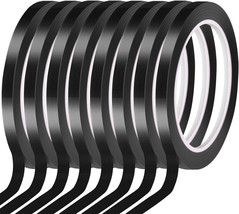 8 Rolls Chart Tape 6mm 1/4&quot; Whiteboard Tape Self-Adhesive Vinyl Tape for... - $193.47 MXN