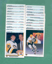 1990/91 Upper Deck Pittsburgh Penguins Hockey Team Set - £7.87 GBP