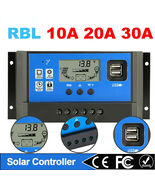 Solar Controller 12V/24V 30A 20A 10A Solar Regulator PWM Battery Charger... - $20.85 CAD+