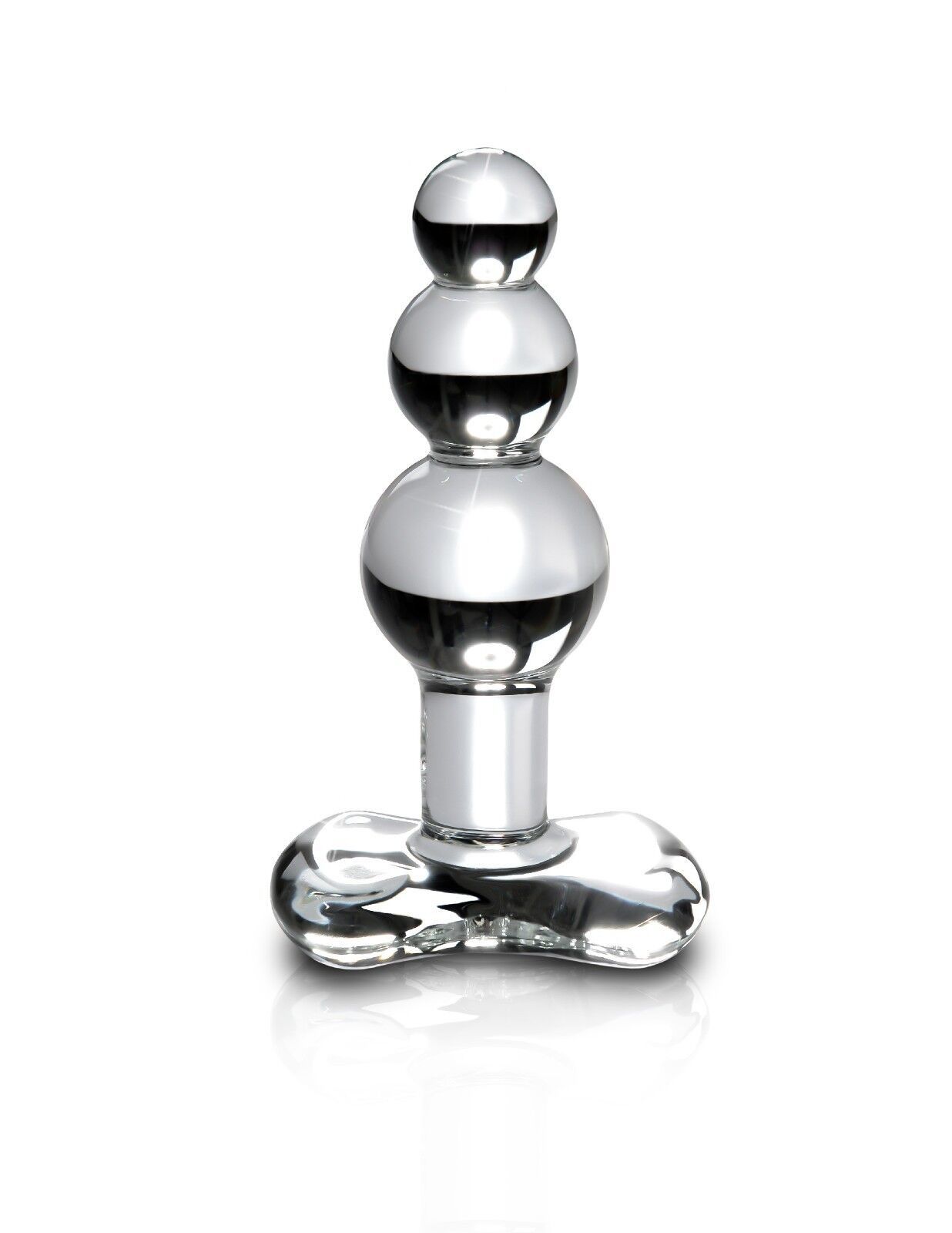 ICICLES No. 47 LUXURIOUS HAND BLOWN GLASS BUTT PLUG MASSAGER - $26.72