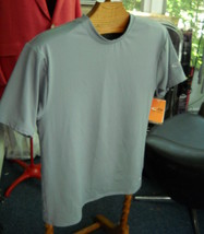 Champion Quicksilver Grey Athletic Shirt Short Sleeve Large Unused with Tags - £8.75 GBP