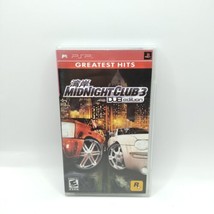 Midnight Club 3: DUB Edition (Sony PlayStation PSP, 2005) CIB Complete In Box!  - £17.23 GBP
