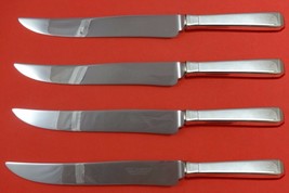 Craftsman by Towle Sterling Silver Steak Knife Set 4pc Large Texas Sized... - $286.11