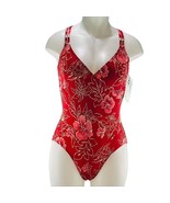 IF Women&#39;s Swimsuit Floral Print Scoop Soft Cup One Piece Size 10 NEW $90 - £21.38 GBP